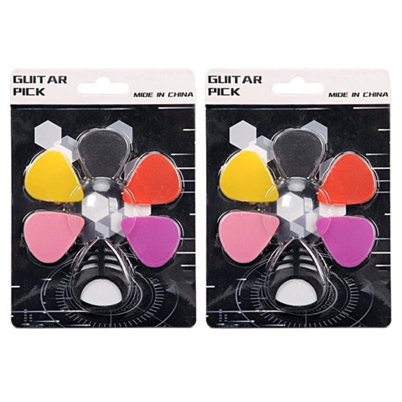 BESTSKY 2Pcs Guitar Picks,Shredding Specific Design Guitar Accessories,Abs Material Comfortable Grip Guitar Pick,Multicolor4