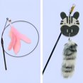 thumbnail image 1 of BESTSKY 2Pcs Interactive Cat Toy,Colorful Streamers Interactive Cat Toys for Indoor Cats,Enticing Cat Attraction Kitten Toys,Style2, 1 of 4
