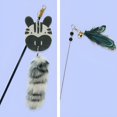 thumbnail image 1 of BESTSKY 2Pcs Interactive Cat Toy,Quick Play Activation Cat Stuff,Engaging Streamer Fun Kitten Toys,Style2, 1 of 4
