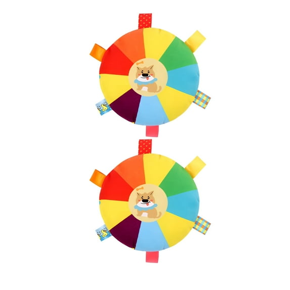 BESTSKY 2Pcs Interactive Dog Ball,Rubber Dog Toys,Interactive Dog Toy,Colormixing2