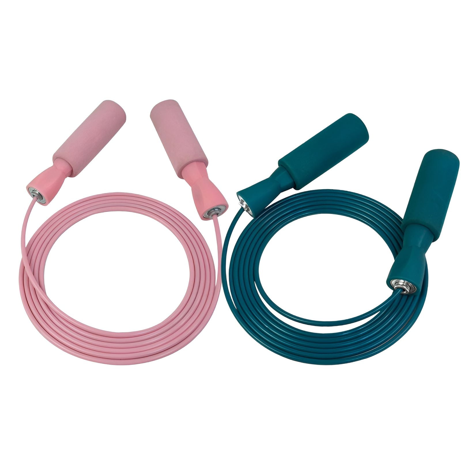 2本セット　W3.8 ROPE WANTKEY exclusive Zegsy Series-8 Fitness™ 9' Weighted Jump Rope, Black