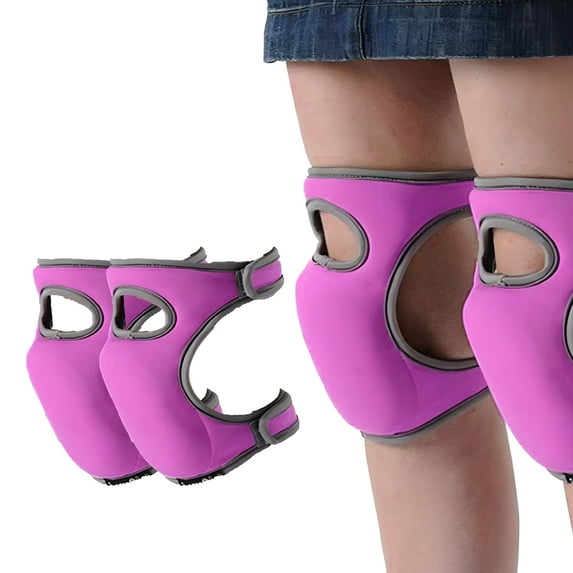 BESTSKY 2Pcs Knee Pads,Cushioning and Shock Absorption Knee Pads for Men,Breathable Fiber Layer Gardening Knee Pads,Purple