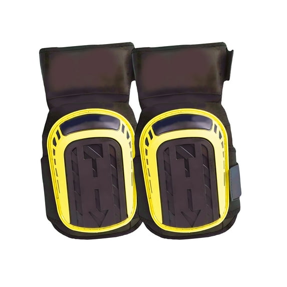 BESTSKY 2Pcs Knee Pads,Hard Shell Impact Resistant Gardening Knee Pads,Waterproof and Wear-Resistant Knee Pads for Men,Yellow