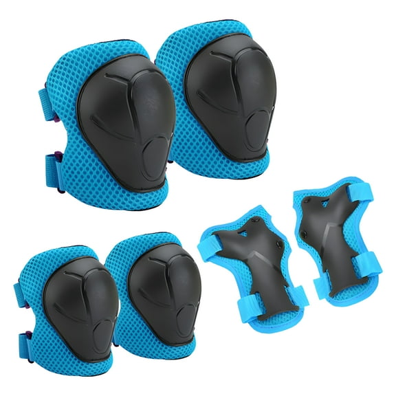 BESTSKY 2Pcs Knee Pads for Kids,Protective Gear Set Toddler Knee Pads and Elbow Pads Set,Anti-Fall and Anti-Collision Toddler Knee Pads,Blue
