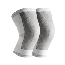 BESTSKY 2Pcs Knee Pads for Women,Four Seasons Plus Velvet Knee Support for Women,Seamless Sheath Knee Sleeves for Women,S