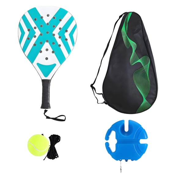 BESTSKY 2Pcs Padel Tennis Racket,High-Elastic & Lightweight Padel Racket with Anti-Slip & Shock-Absorbing Handle,Tennis Rackets for Leisure Entertainment and Beach Tennis Rackets