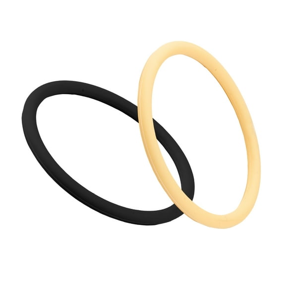 BESTSKY 2Pcs Patella Knee Brace,Pressurized Buffer Knee Sleeves for Women,Stabilize the Patella Knee Pads Volleyball,Black&Natural