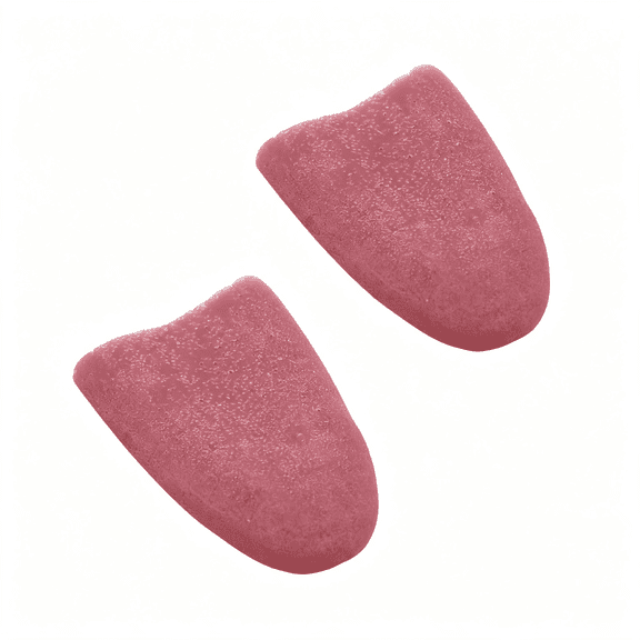 BESTSKY 2Pcs Realistic Fake Tongue Gross Jokes Prank Magic Tricks Halloween Horrific Magicians Props Fashion Processing Novelty Props, Decorations Fake Tongue