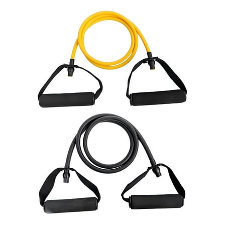 BESTSKY 2Pcs Resistance Bands,Glute Activation Resistance Bands with Handles,Heavy Resistance Exercise Bands,Combination Style1,15Lb