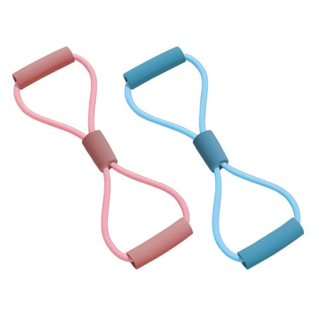 BESTSKY 2Pcs Exercise Bands,Figure 8 Resistance Band,Resistance Bands for Physical Therapy