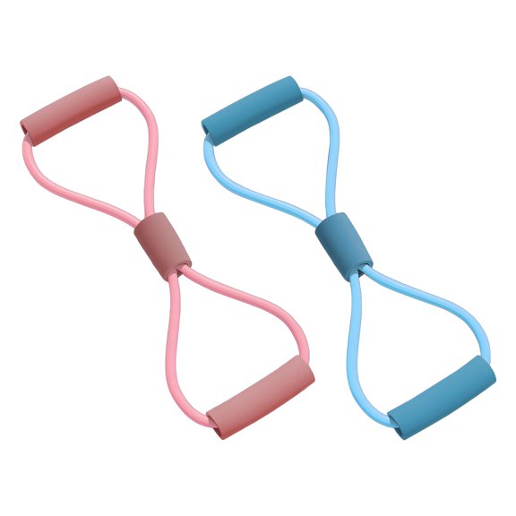 BESTSKY 2Pcs Exercise Bands,Figure 8 Resistance Band,Resistance Bands for Physical Therapy