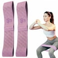 thumbnail image 1 of BESTSKY 2Pcs Resistance Bands for Working Out,Multi Area Training Booty Bands for Women,Loop Bands for Yoga,Pilates,Rehab,Fitness,Strength Training,Purple, 1 of 7