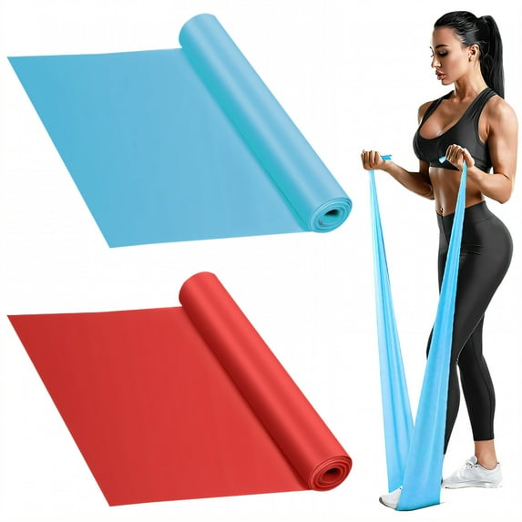 BESTSKY 2Pcs Resistance Bands for Working Out,Power Expansion Stretch Bands for Exercise,Yoga Strap for Rehab,Fitness,Strength Training,Colormixing5