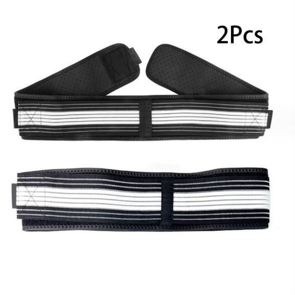 BESTSKY 2Pcs Sciatica Pain Relief Brace,Comfortable Lower Back Brace Relief,Anti-Slip Design Sciatica Pain Relief Devices,Black