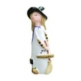 thumbnail image 1 of LAMIRO Halloween Witch Decorations, Cute Home and Party Holiday Decor and Fall Accents, Classic Witches Hats, Cat, Ghost, Crow, and Pumpkins, Ceramic Figurines, 1 of 7