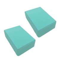 BESTSKY 2Pcs Yoga Blocks Provides Stable Support Yoga Block Lightweight and Portable Yoga Blocks Non-Slip Surface Blue