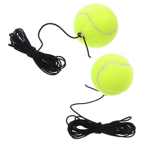 BESTSKY 2026 New 2Pcs Lightweight Tennis Ball with St for Training Tennis Ball with Rope Tennis Ball Practice Tennis Ball Training Tennis Ball