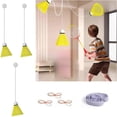 thumbnail image 1 of BESTSKY 3 Pack Badminton Trainer Rebound Ceiling Mount Hanging Solo Badminton Practice Rebounder Equipment for Badminton Rackets Set Adult Kids Beginners Indoor Sports Hit Shot Practice, 1 of 6