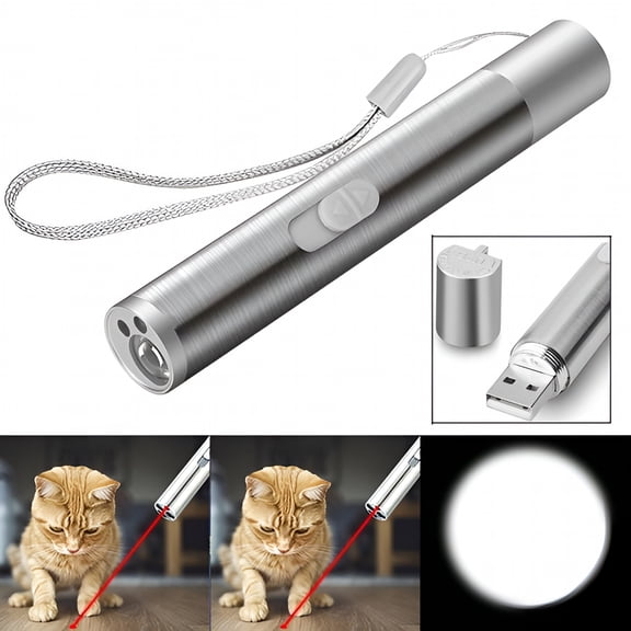 BESTSKY 3 in 1 Rechargeable Cat Laser Pointer Toy USB Power lazer pointer for cat laser pointer for presentations