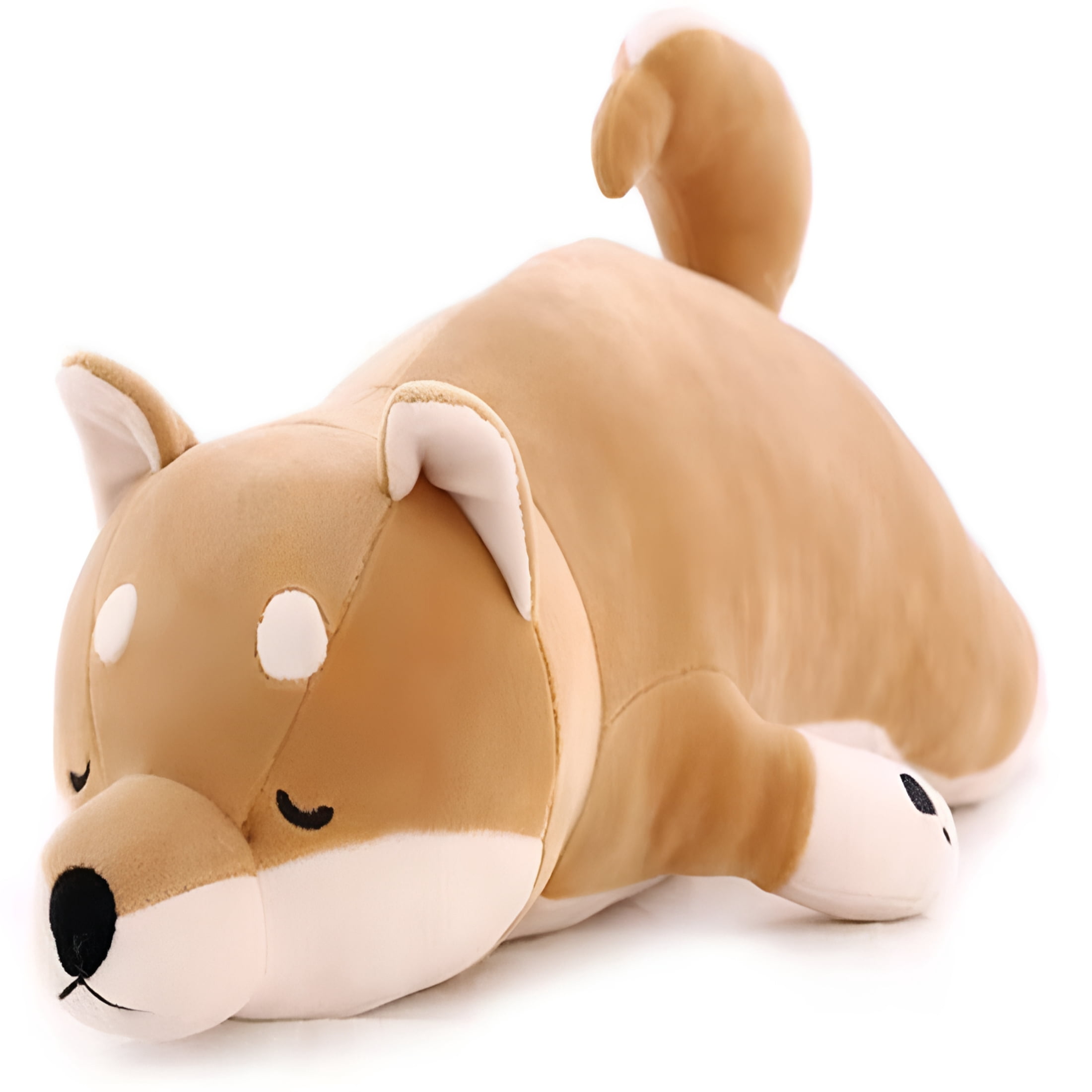 BESTSKY 30'' Shiba Inu Plush Stuffed Animal,Weighted Stuffed Animals for Anxiety,Giant Weighted Plush,Dog Plush Pillow Hugging Pillow Sleeping Cushion Soft Plush Toy Big Stuffed Animals Kawaii Decor