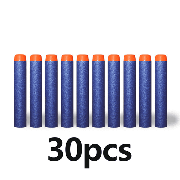 BESTSKY 300Pcs Bullets for Nerf,Precision Solid Refill Darts for Nerf Guns,Versatile Dart Accessories,Soft EVA Toy Guns,Blue
