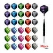 BESTSKY 30Pcs Dart Flights, Streamlined Standard Dart Flights for Enhanced Accuracy, Durable Stylish Dart Accessories for Players, Style 5