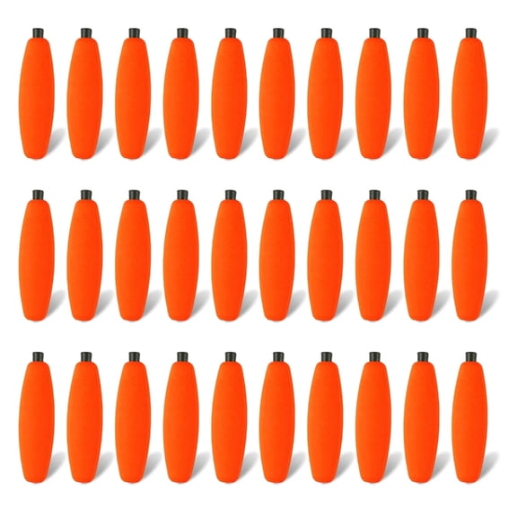BESTSKY 30Pcs Fishing Float Long Cast Fishing Catfishes Float Slip Rod Float Fishing Fish Float Foams Fishing Bobbers