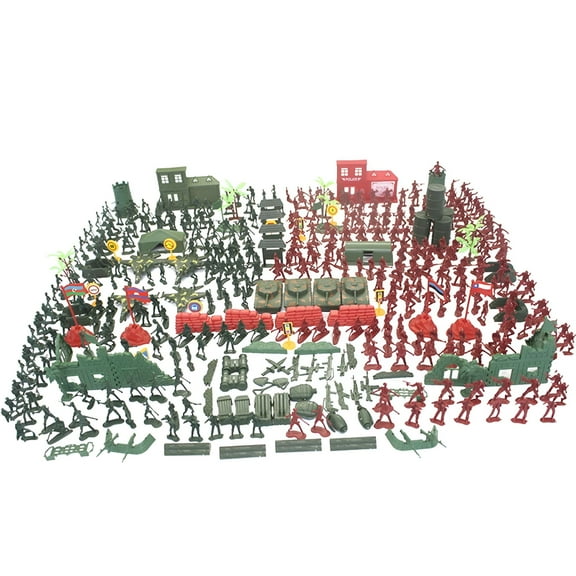 BESTSKY 330PCS Army Men Playset,Military Soldier Set Army Action Figures Battle Group for Gifts