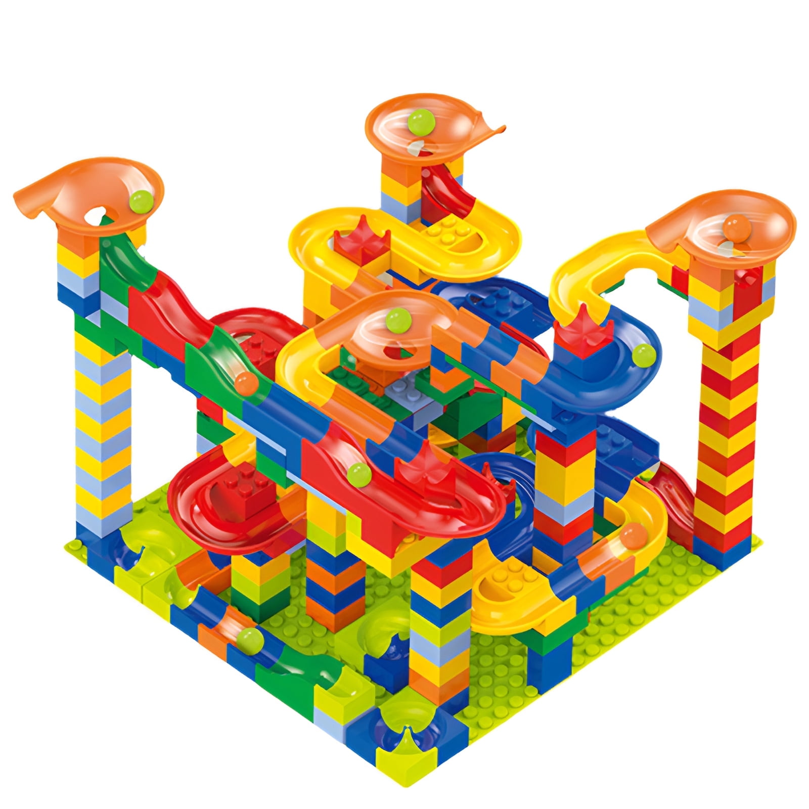 BESTSKY 348Pcs Building Toys for Kids Ages 4-8,Educational Play Building Blocks,Simple Designs Toy Building Sets