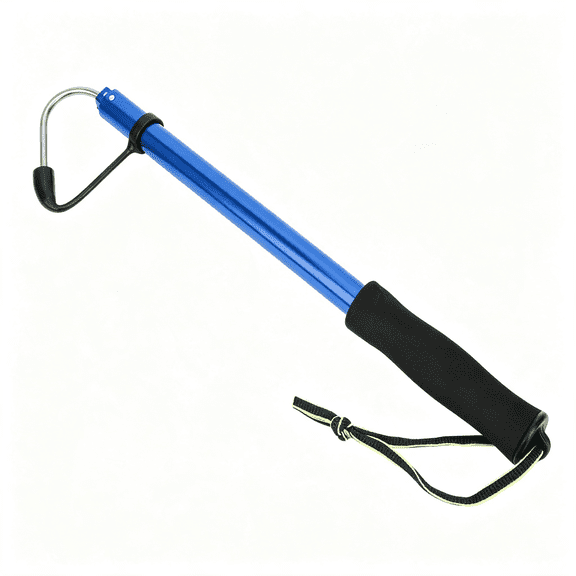 BESTSKY 35 Inch Telescopic Fishing Gaff \U2013 Lightweight Aluminum Alloy Pole with Non-Slip Handle &Amp; Stainless Steel Hook for Saltwater Boat &Amp; Kayak Fishing