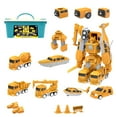 thumbnail image 1 of BESTSKY 35 Pcs Toy Cars,Magnetic Toy Trucks,Multi-Joint Free Movement Boy Toys Age 6-8, 1 of 2
