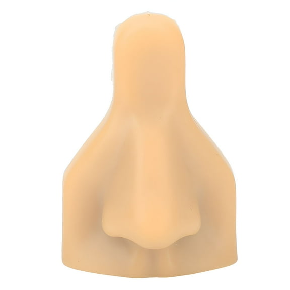 BESTSKY 3D Silicone Nose Model Flexible Fake Nose Practice Model for Practicing Suture Jewelry Display Light Skin