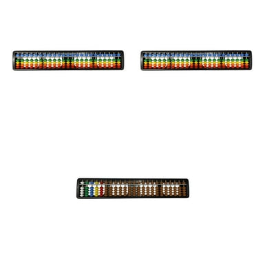 BESTSKY 3Pcs Abacus,23Rows Math Toy, Math Manipulatives 1St Grade,Color_Mixing1