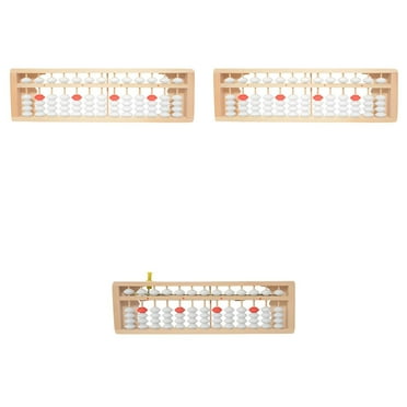 BESTSKY 3Pcs Abacus,13Rows Wooden Educational Toy, Math Counters for Kids,Color_Mixing1