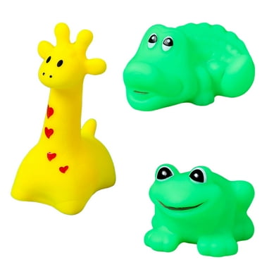BESTSKY 3Pcs Bath Toys,Creative Fun Toddler Toys,Mold Resistant Easy to Clean Bath Toys,Multicolor1