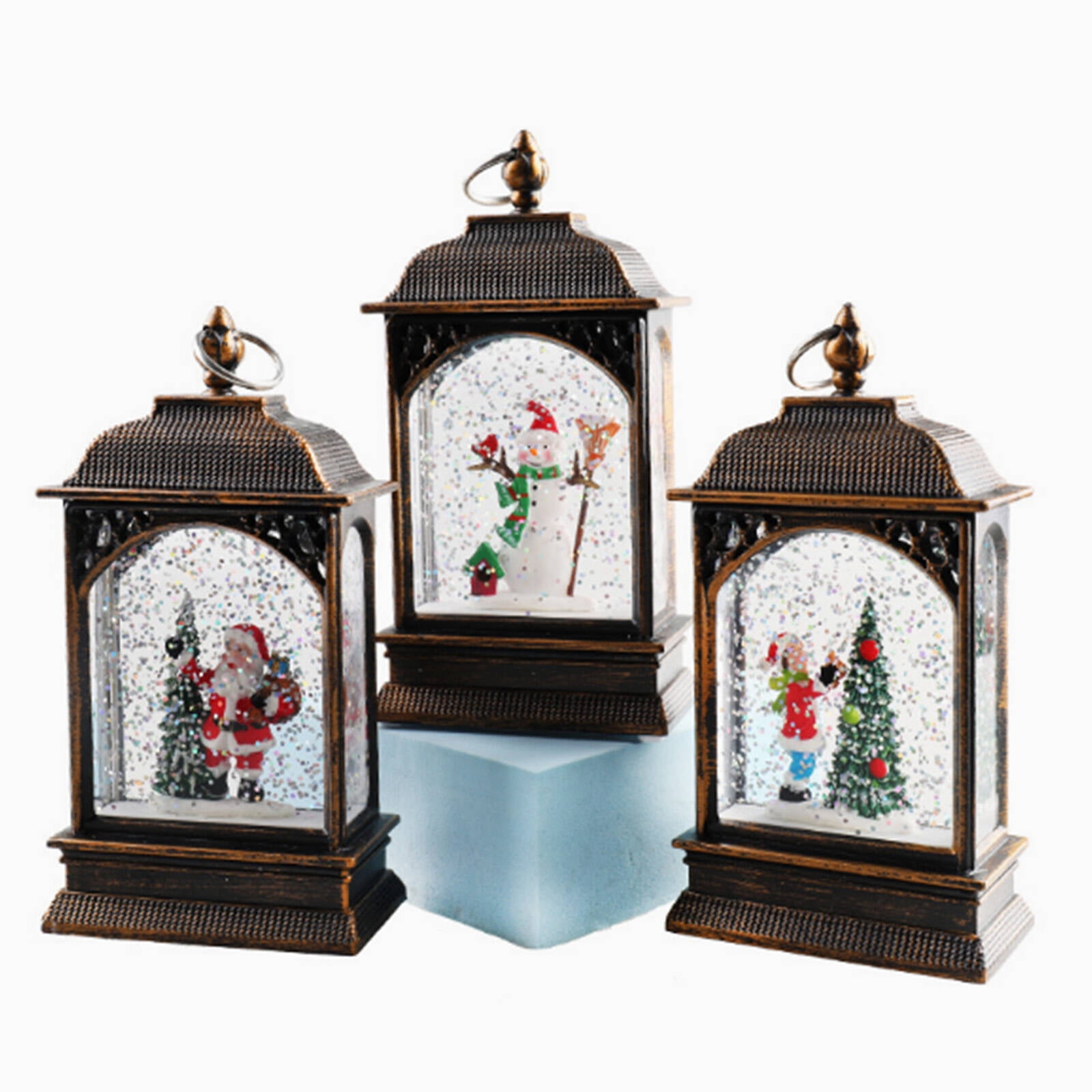 BESTSKY 3Pcs Christmas Desk Decorations,Led Lighting Christmas Tree ...
