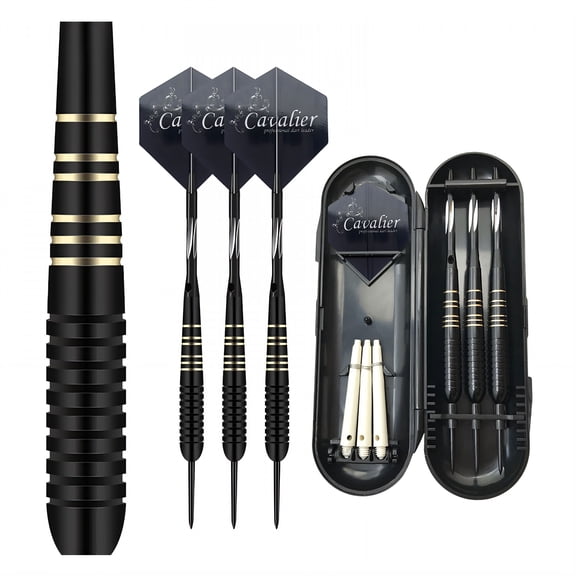 BESTSKY 3Pcs Darts Soft Tip Darts with Lightweight Aluminum Shafts,Smooth Darts Metal Tip Set for Easy Throwing,Black