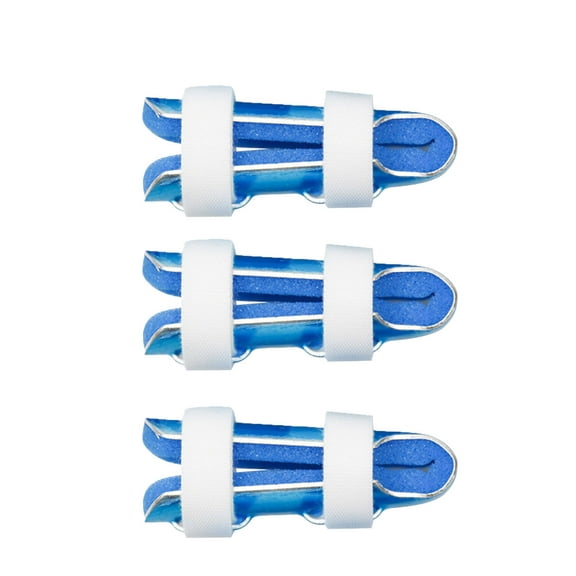BESTSKY 3Pcs Finger Splint Customizable Trigger Finger Splint,Soft Foam Mallet Finger Splint for Comfortable Healing,M