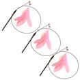 thumbnail image 1 of BESTSKY 3Pcs Interactive Cat Toy,Bright and Fun Streamers Interactive Cat Toys,Quick Play Activation Kitten Toys,Style2, 1 of 4