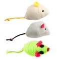 thumbnail image 1 of BESTSKY 3Pcs Interactive Cat Toy,Interactive Plush Toy Automatic Cat Toy,Keeps Cats Entertained Hours Cat Mouse Toy,Style2, 1 of 4