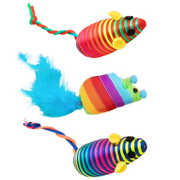 BESTSKY 3Pcs Interactive Cat Toy,Soft and Plush Automatic Cat Toy,Provides Comfort and Fun Play Interactive Cat Toys,Style3