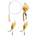 thumbnail image 1 of BESTSKY 3Pcs Kitten Toys,Adjustable Angles Cat Wand Toy,Customizable Play Interaction Cat Wands for Indoor Cats,Style2, 1 of 5