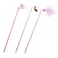 thumbnail image 1 of BESTSKY 3Pcs Kitten Toys,Quick Handling Cat Toys Interactive,Responsive Cat Interaction Cat Wands for Indoor Cats,Style1, 1 of 5