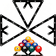 BESTSKY 3Pcs Magic Ball Rack Magic Rack Sheet Magic Racks for Billiards|Triangle Rack Pool Cue Accessories and Equipment for 8,9 and 10 Ball Combo Pack and Billiard Games