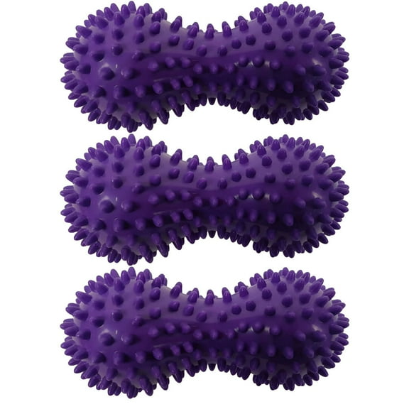 BESTSKY 3Pcs Massage Ball,Small Therapy Ball,Plantar Fasciitis Ball,Purple