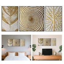 BESTSKY 3Pcs Paintings Wall Decor,Decorative Triptych Wall Abstract Wall Art,Self-Adhesive Home Accent Wall Decor Living Room,Style1