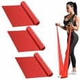 thumbnail image 1 of BESTSKY 3Pcs Resistance Bands for Working Out,Stable Stretch Elastic Bands for Exercise,Resistance Bands for Physical Therapy Yoga,Pilates,Rehab,Fitness,Red, 1 of 7