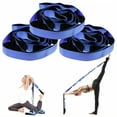 thumbnail image 1 of BESTSKY 3Pcs Stretching Strap,Deep Stretch Steady Yoga Strap,Bands for Working Out Home Gym Physical Therapy,Blue, 1 of 7