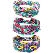 BESTSKY 3Pcs Sweat Band,Stretchy Headbands for Women,Workout Headbands,Multicolor1