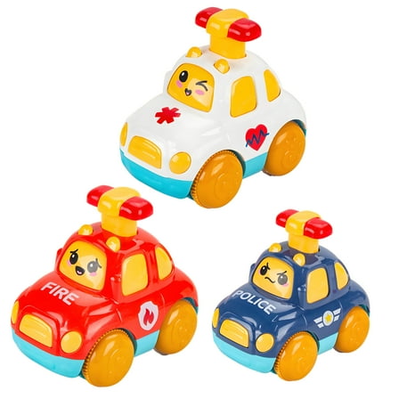 BESTSKY 3Pcs Toy Cars,Plastics Cars Toys,Creativity Grow Car Toys for Babies,style1
